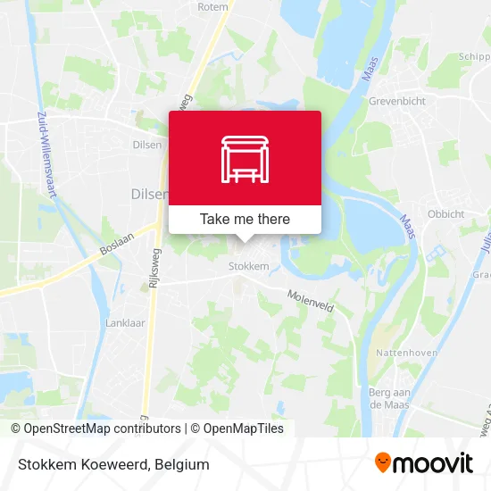Stokkem Koeweerd map