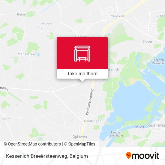 Kessenich Breeërsteenweg map
