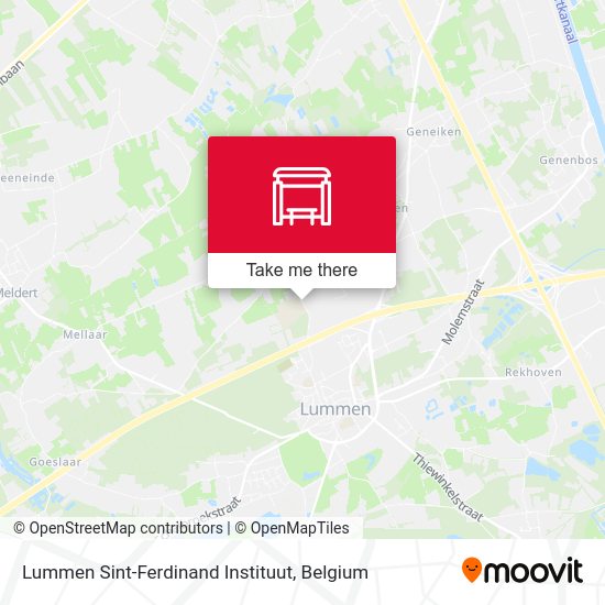Lummen Sint-Ferdinand Instituut map