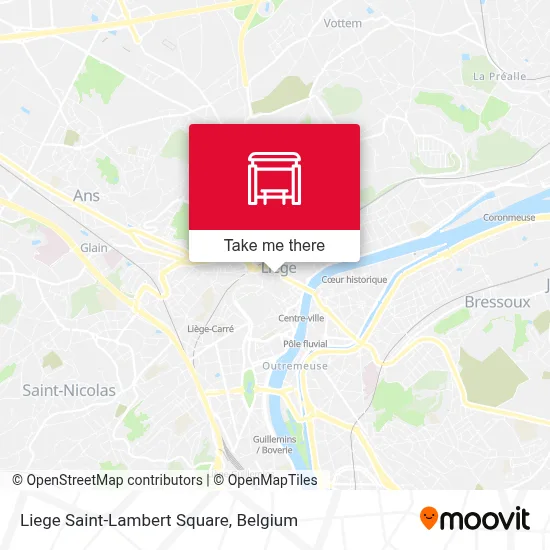 Liege Saint-Lambert Square map
