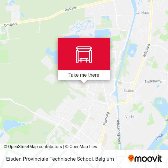 Eisden Provinciale Technische School map