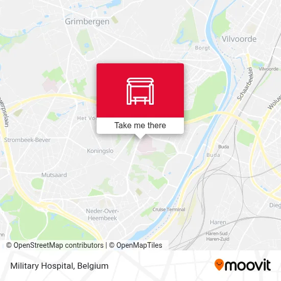 Military Hospital map