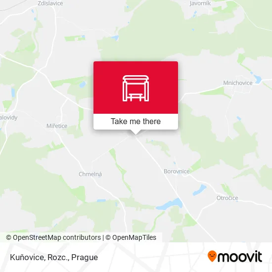Карта Kuňovice, Rozc.