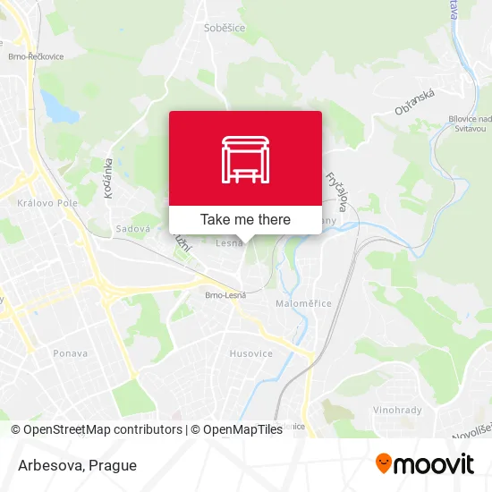 Карта Arbesova