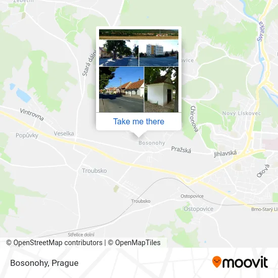 Карта Bosonohy