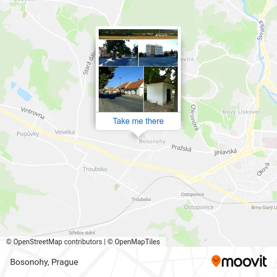 Карта Bosonohy