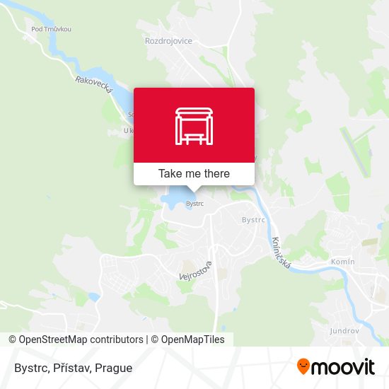 Bystrc, Přístav map
