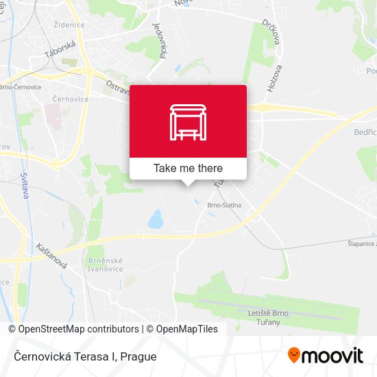 Černovická Terasa I map