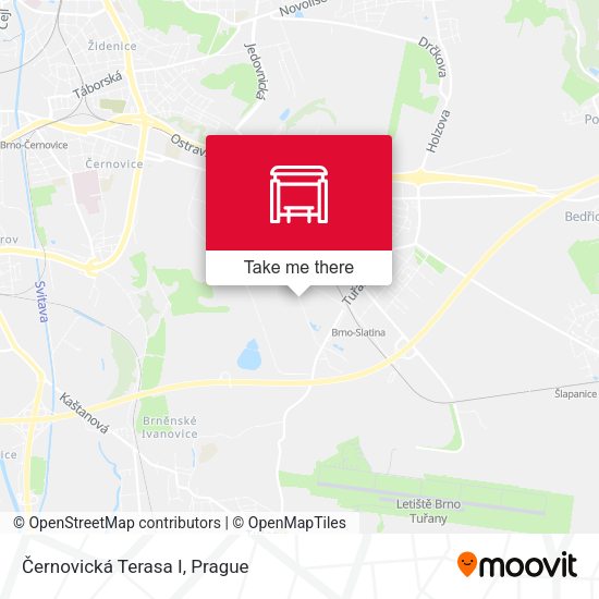 Černovická Terasa I map