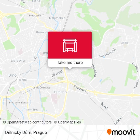 Dělnický Dům map