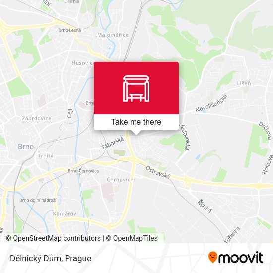 Dělnický Dům map