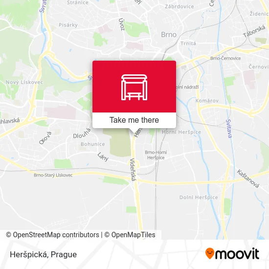 Карта Heršpická