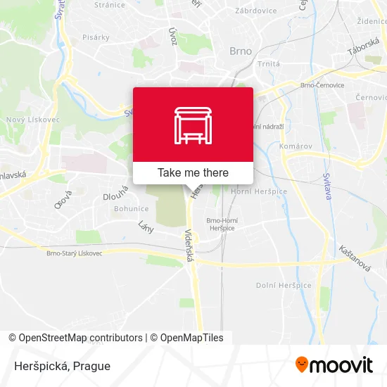 Карта Heršpická