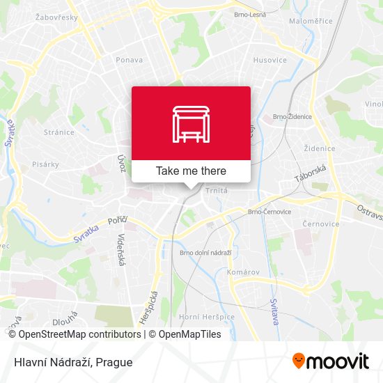 Hlavní Nádraží map