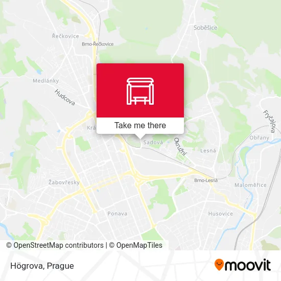 Карта Högrova