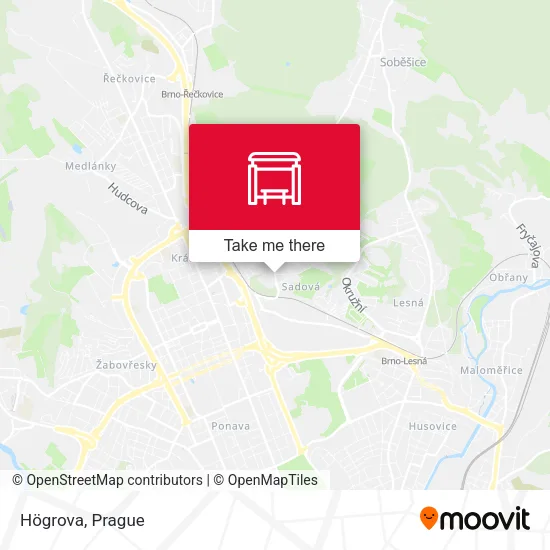Карта Högrova