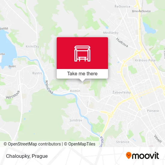 Карта Chaloupky