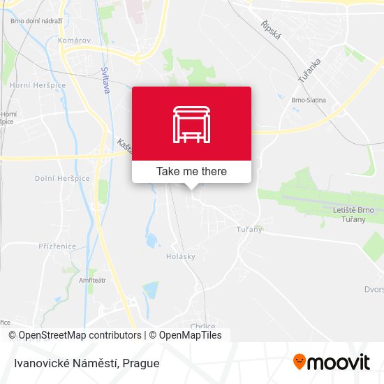 Ivanovické Náměstí map