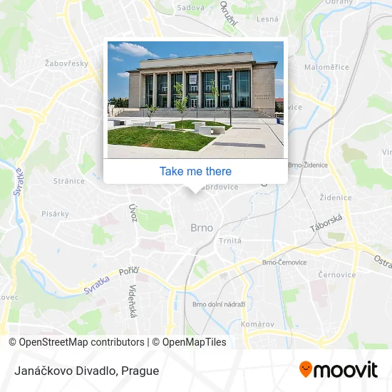 Карта Janáčkovo Divadlo