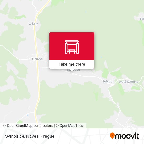 Svinošice, Náves map