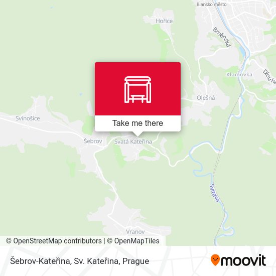 Šebrov-Kateřina, Sv. Kateřina map