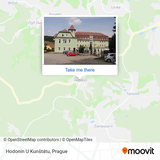Hodonín U Kunštátu map