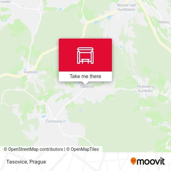 Карта Tasovice