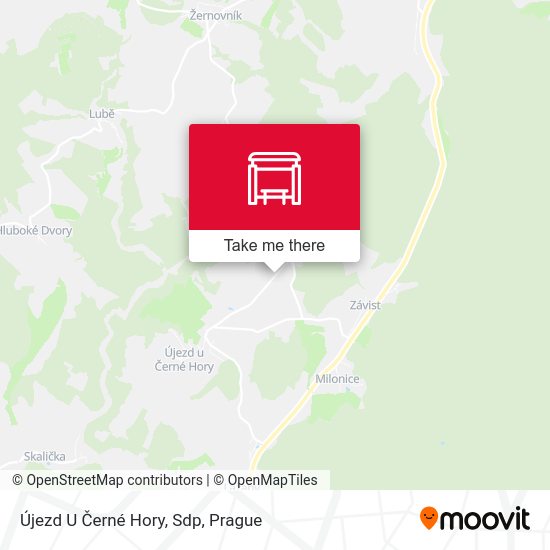 Újezd U Černé Hory, Sdp map