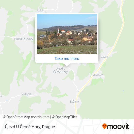 Újezd U Černé Hory map