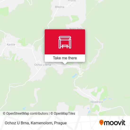 Ochoz U Brna, Kamenolom map