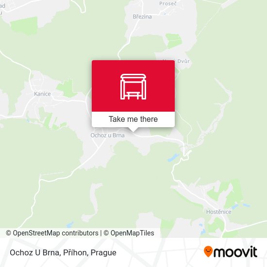 Ochoz U Brna, Příhon map