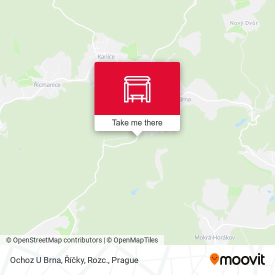 Ochoz U Brna, Říčky, Rozc. map
