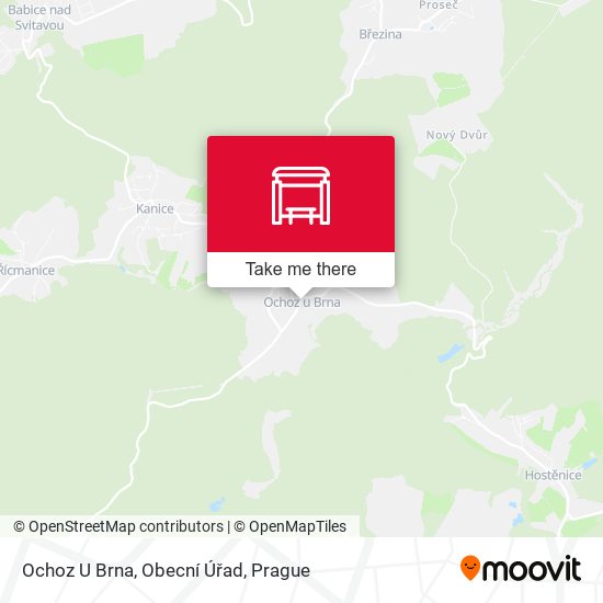 Ochoz U Brna, Obecní Úřad map