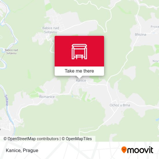 Карта Kanice