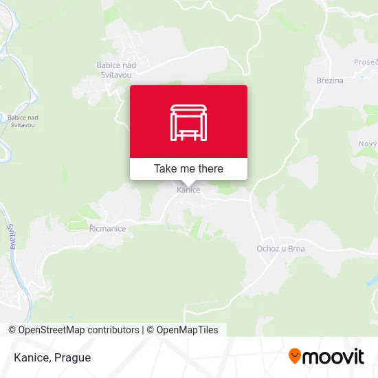 Карта Kanice