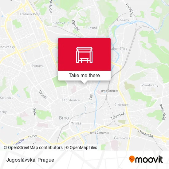 Карта Jugoslávská