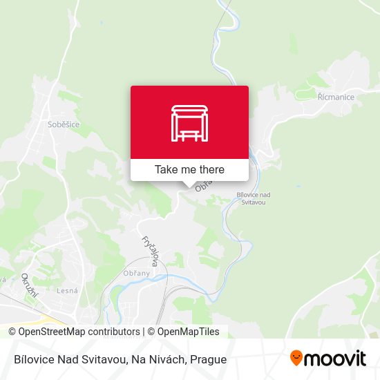 Bílovice Nad Svitavou, Na Nivách map