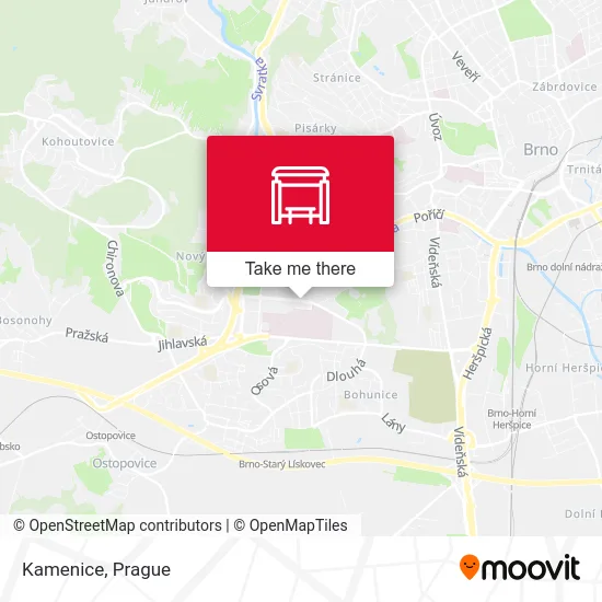 Карта Kamenice