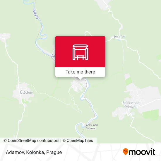 Карта Adamov, Kolonka