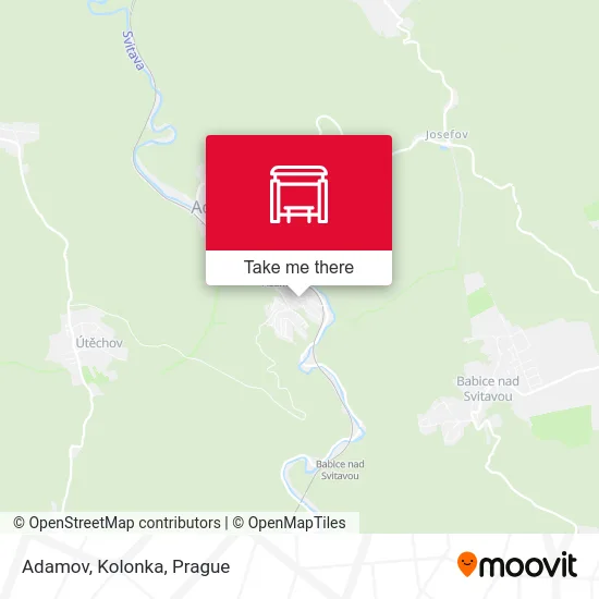 Карта Adamov, Kolonka