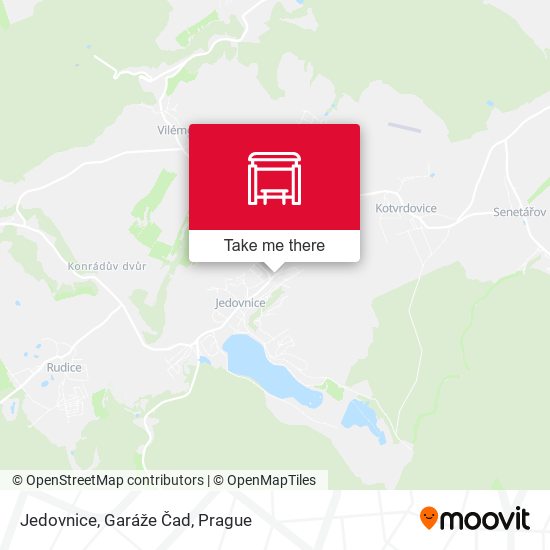 Jedovnice, Garáže Čad map