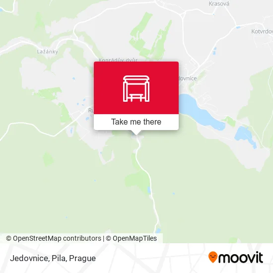 Карта Jedovnice, Pila