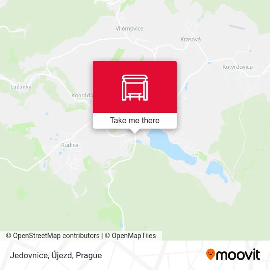 Jedovnice, Újezd map