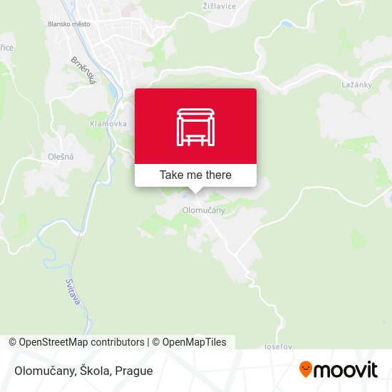 Olomučany, Škola map