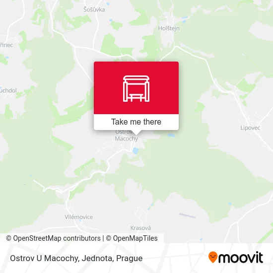 Карта Ostrov U Macochy, Jednota