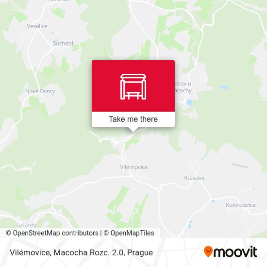 Vilémovice, Macocha Rozc. 2.0 map