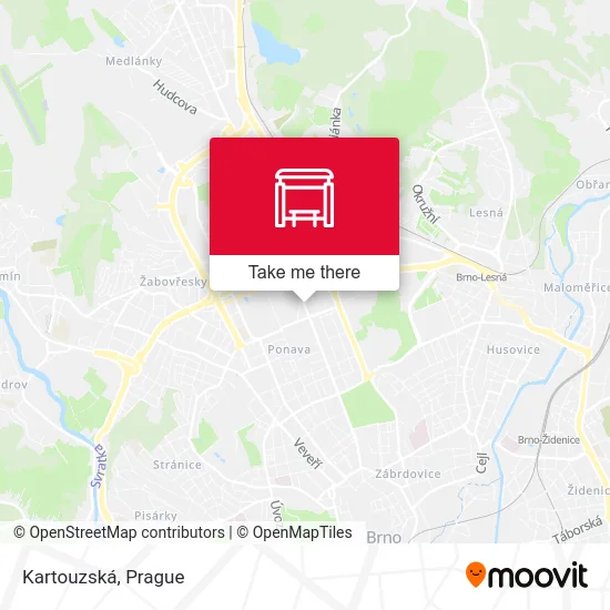 Карта Kartouzská