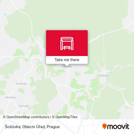 Šošůvka, Obecní Úřad map