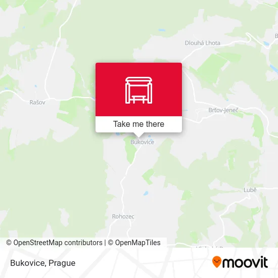 Карта Bukovice