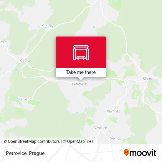 Карта Petrovice